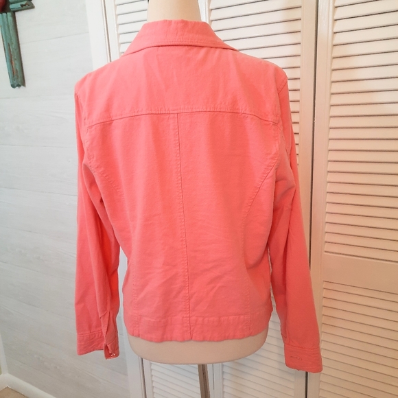 Kim rogers linen jacket sz 12 - Picture 3 of 5